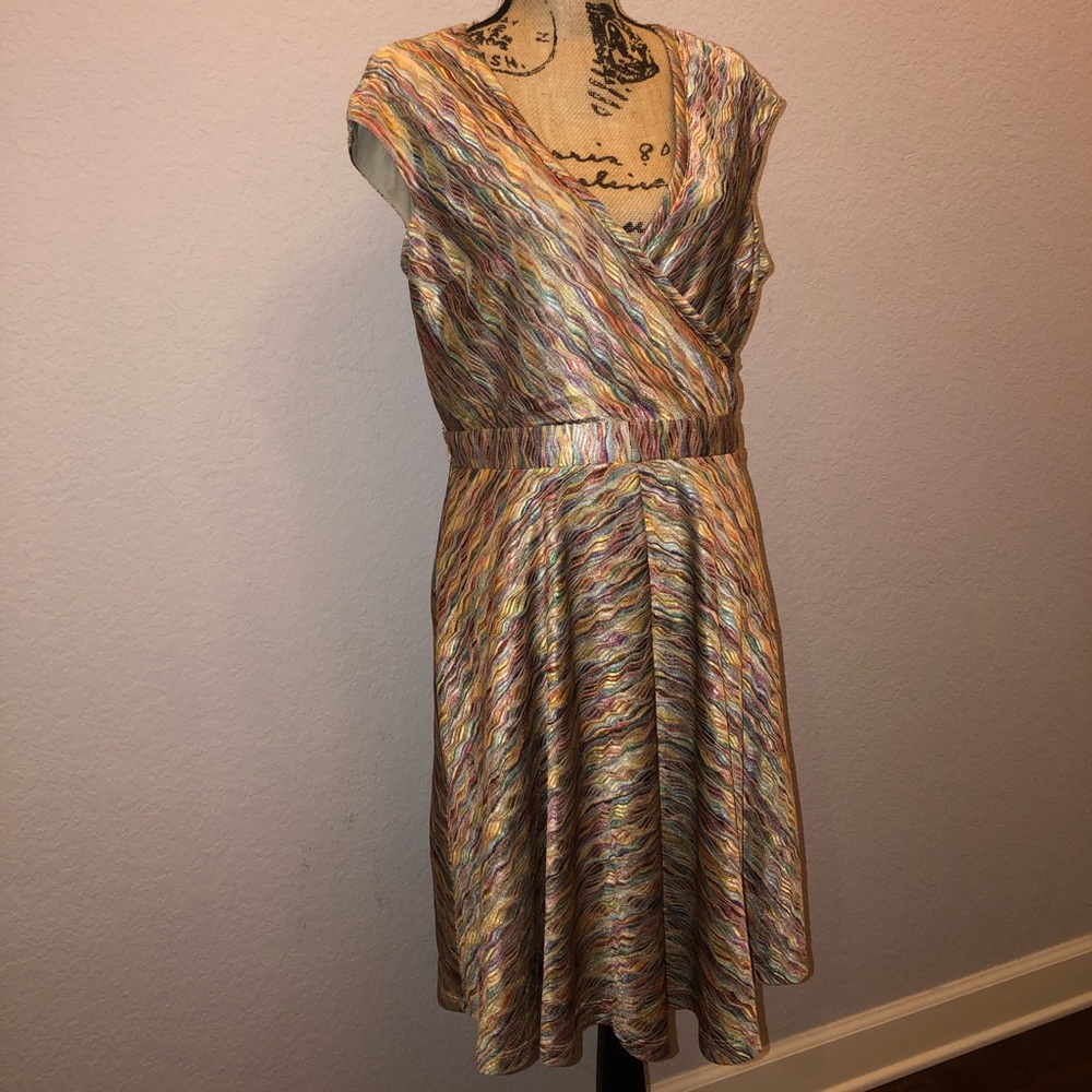 Multi color dress NWOT